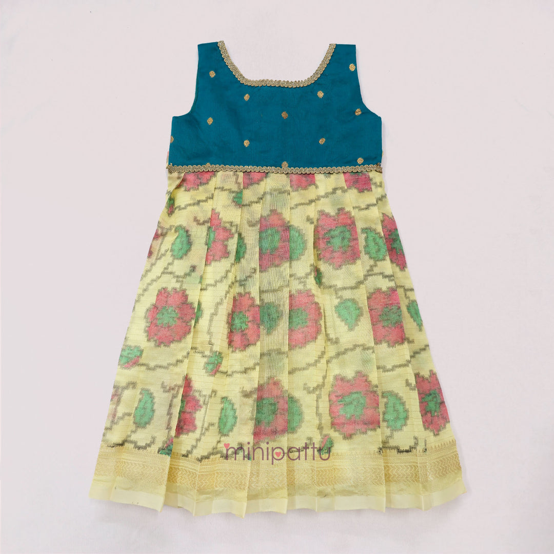 Rishi - Teal Yellow Minipattu