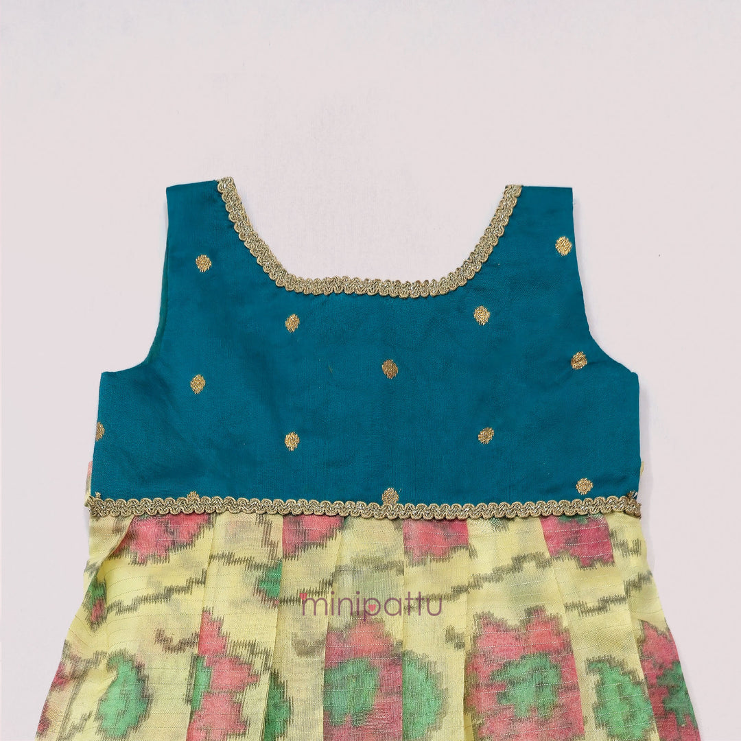 Rishi - Teal Yellow Minipattu