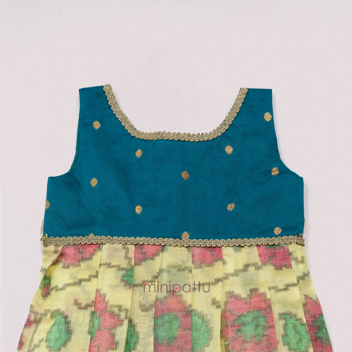 Rishi - Teal Yellow Minipattu