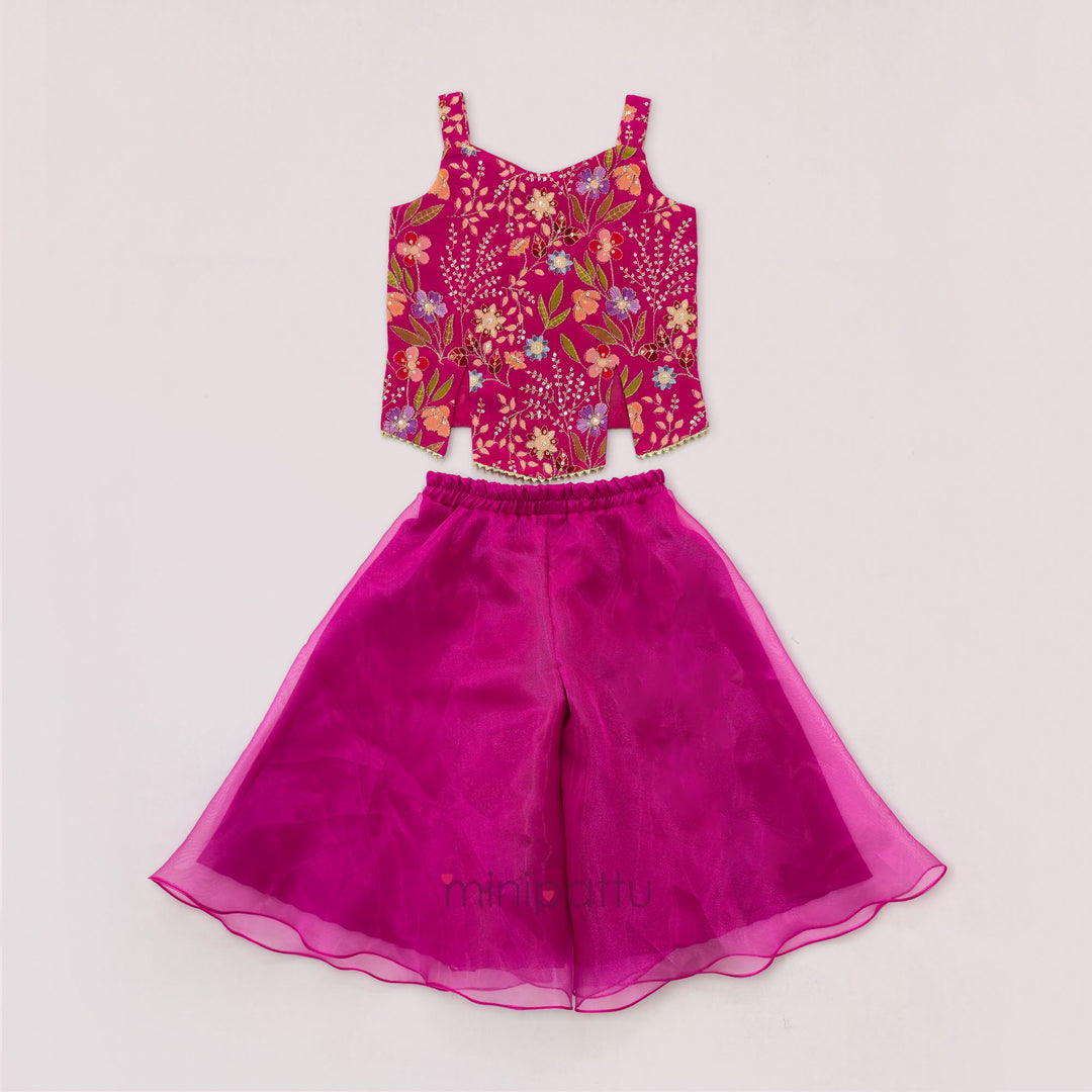 Sakshi - Pink Designer Minipattu