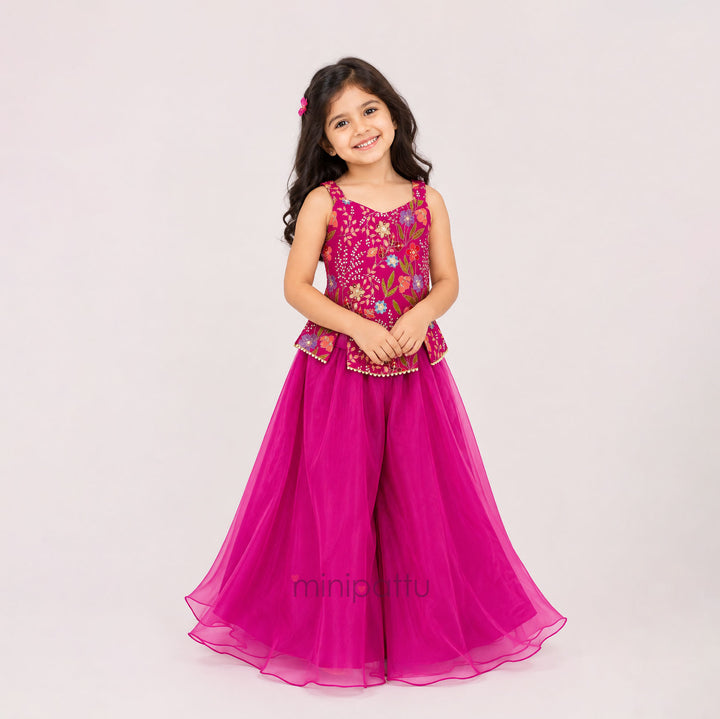 Sakshi - Pink Designer Minipattu