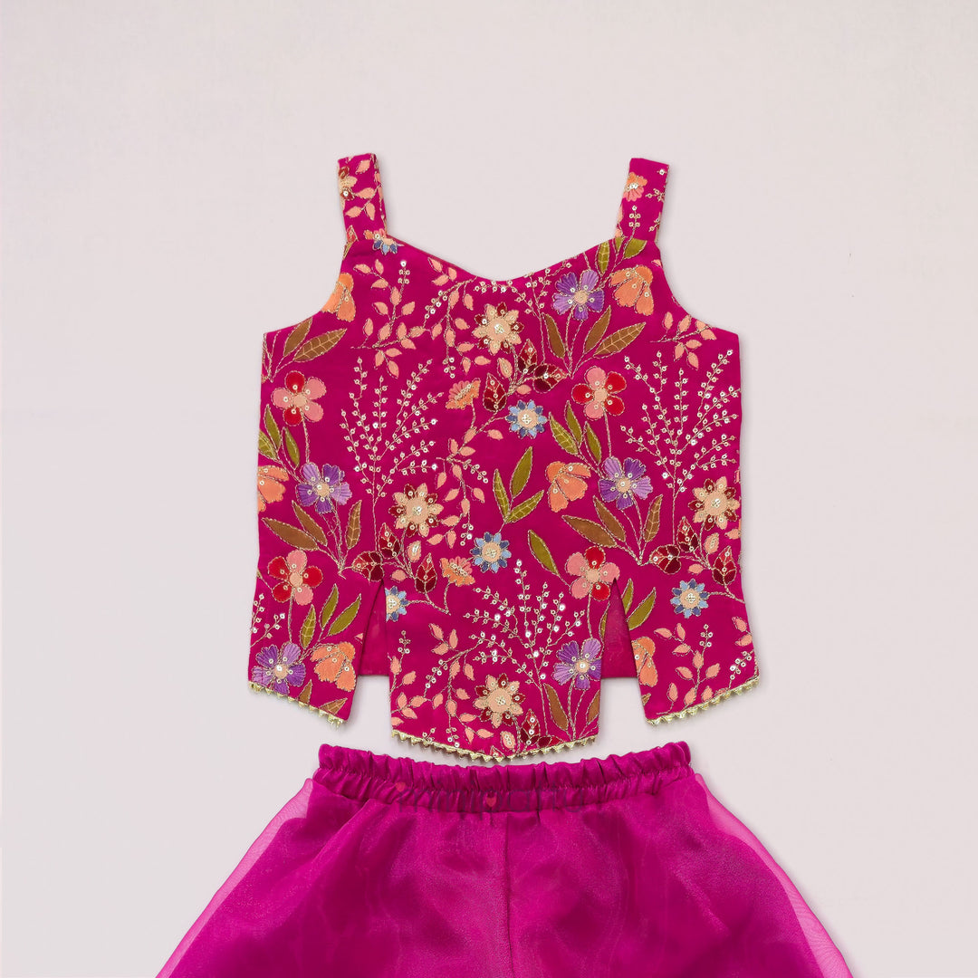 Sakshi - Pink Designer Minipattu