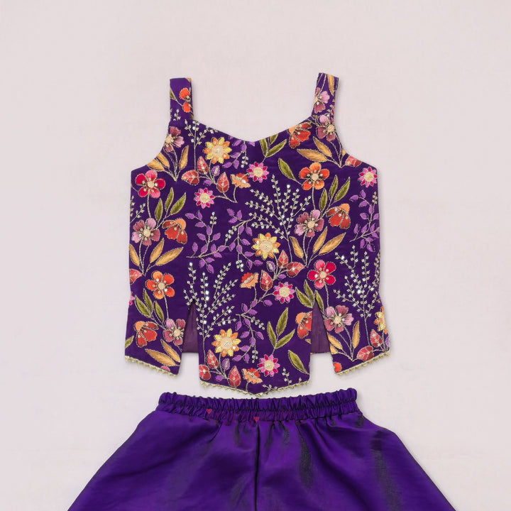 Sakshi - Violet Designer Minipattu