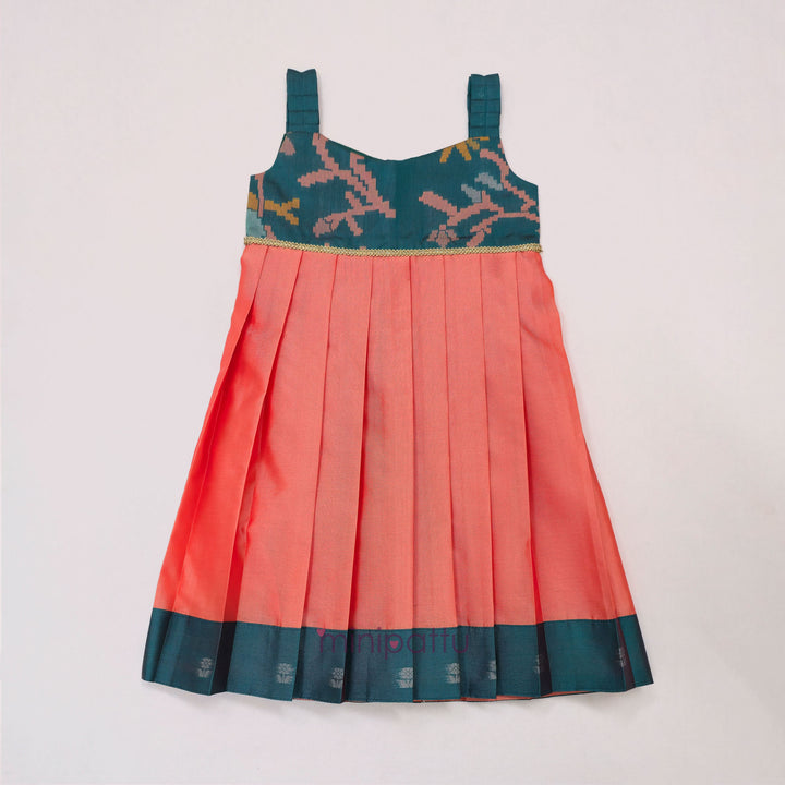 Poornima - Teal Peach Minipattu