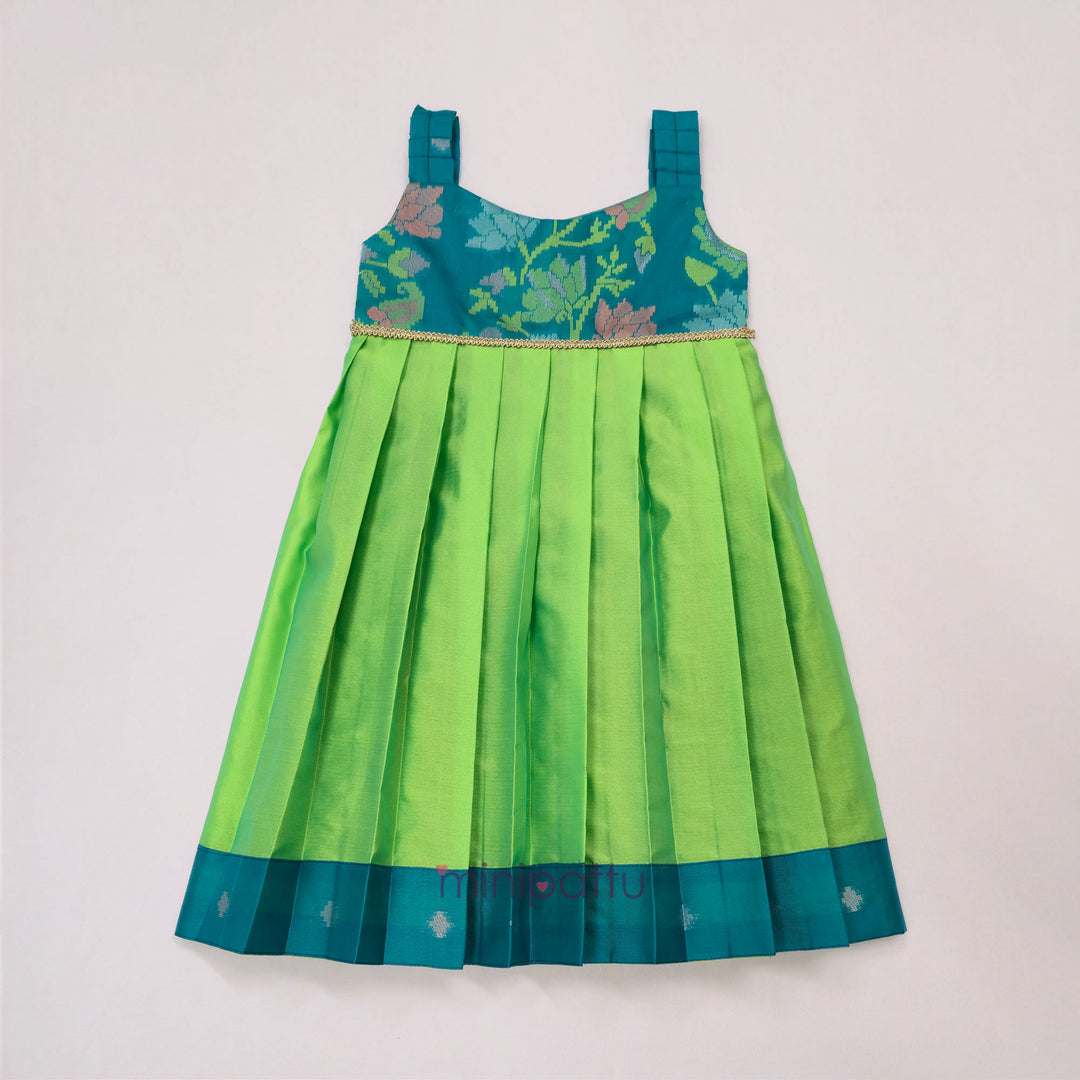 Poornima - Teal Green Minipattu