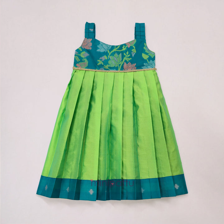 Poornima - Teal Green Minipattu
