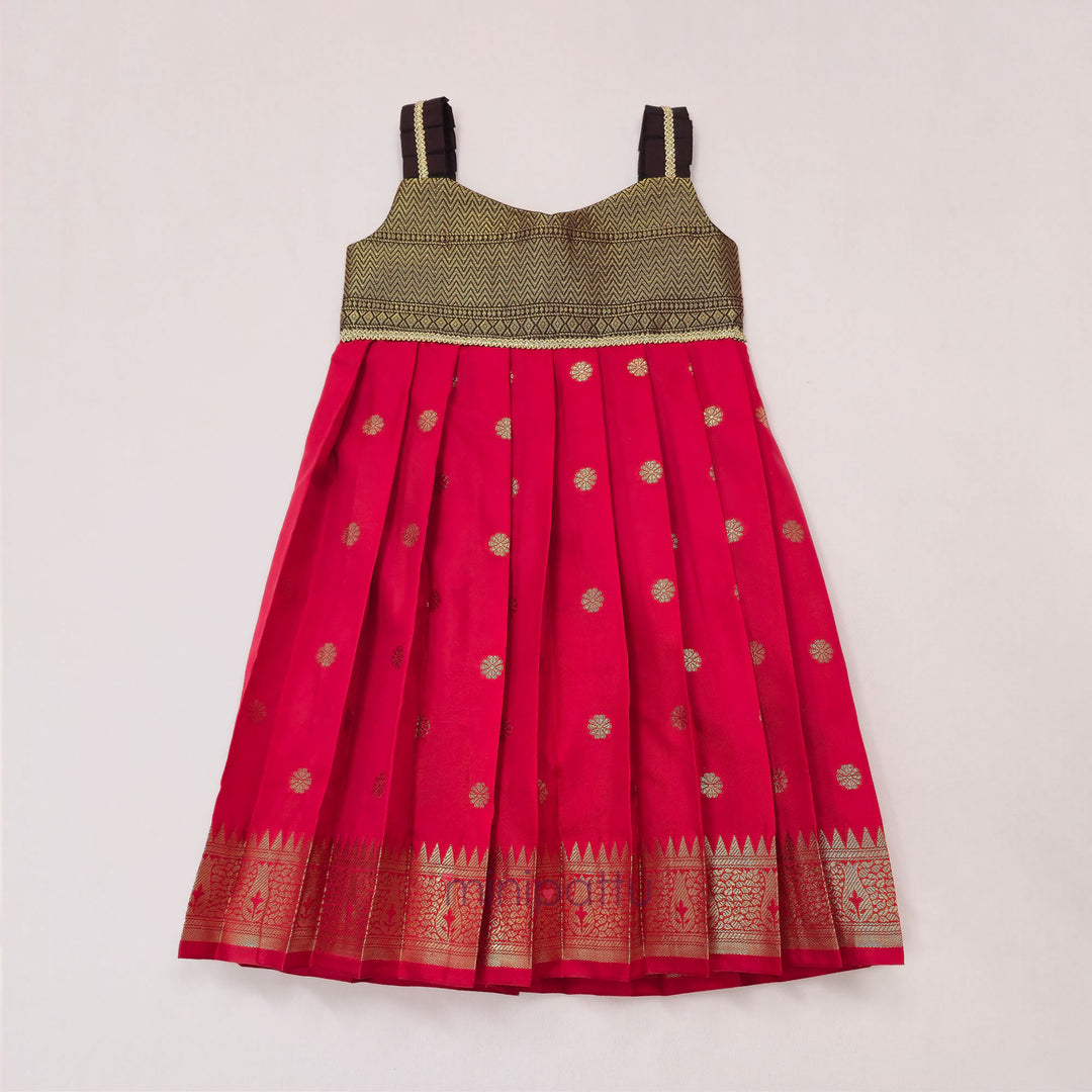 Trishika - Burgundy Red Minipattu