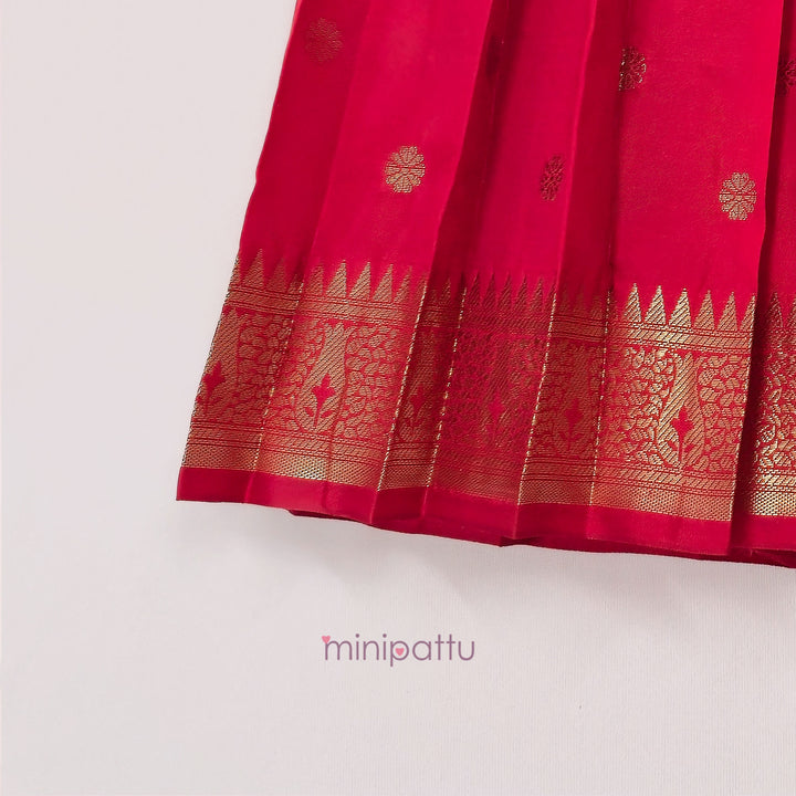 Trishika - Burgundy Red Minipattu