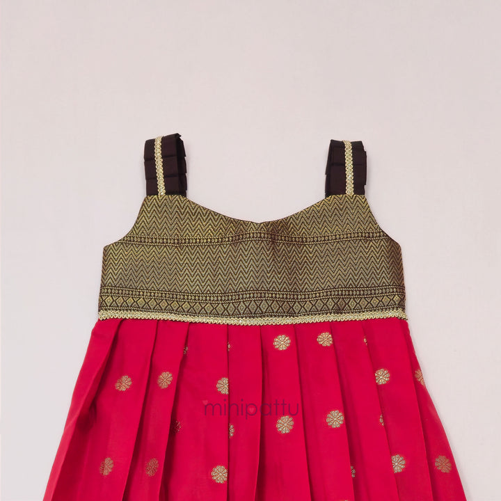 Trishika - Burgundy Red Minipattu