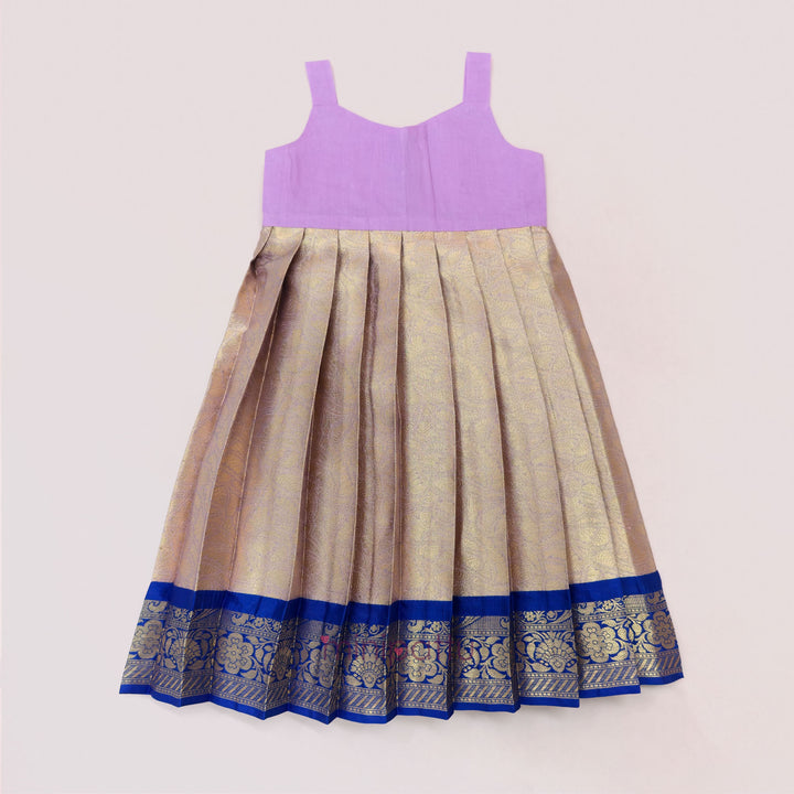 Tanushri - Blue Pattu Pavadai Minipattu