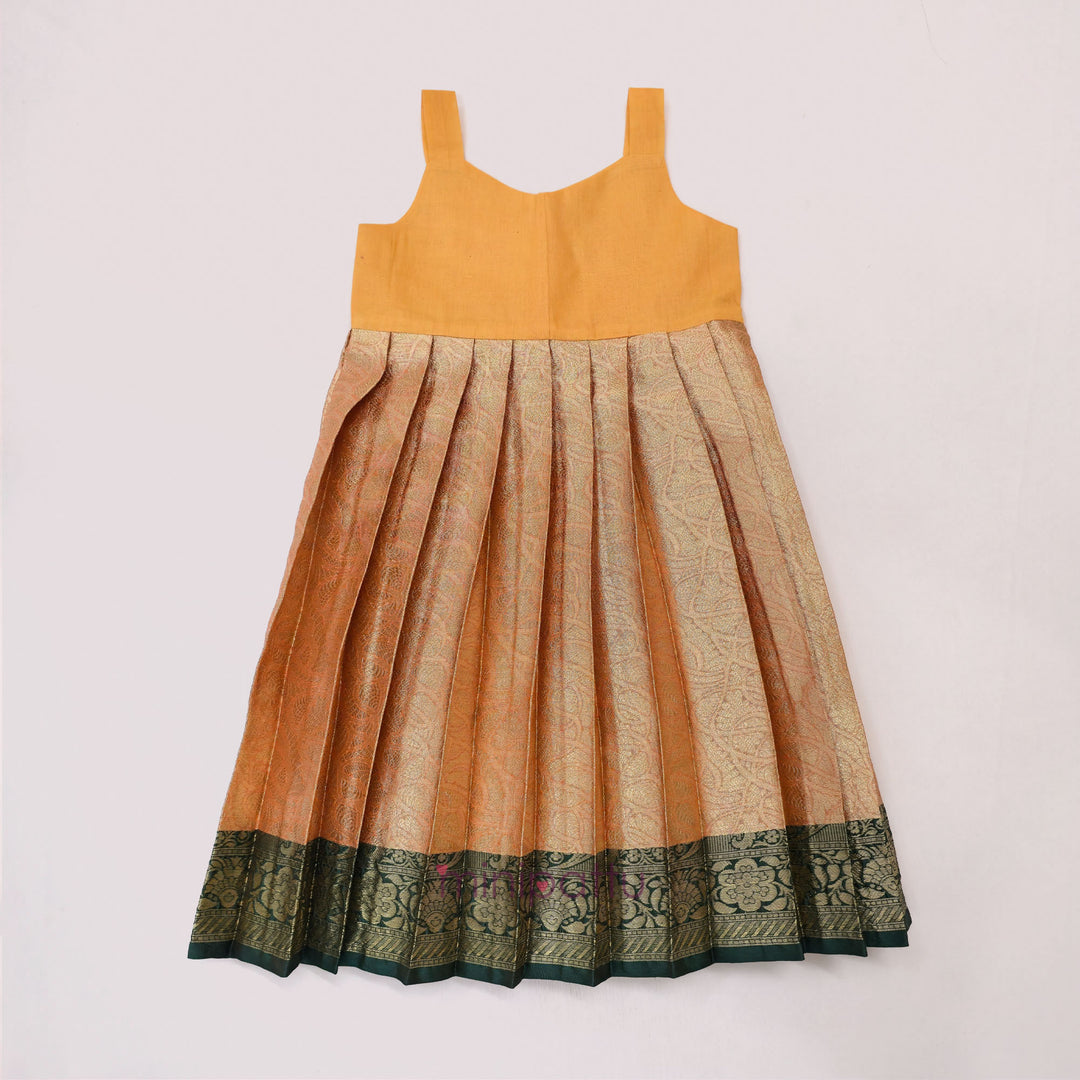 Tanushri - Green Pattu Pavadai Minipattu