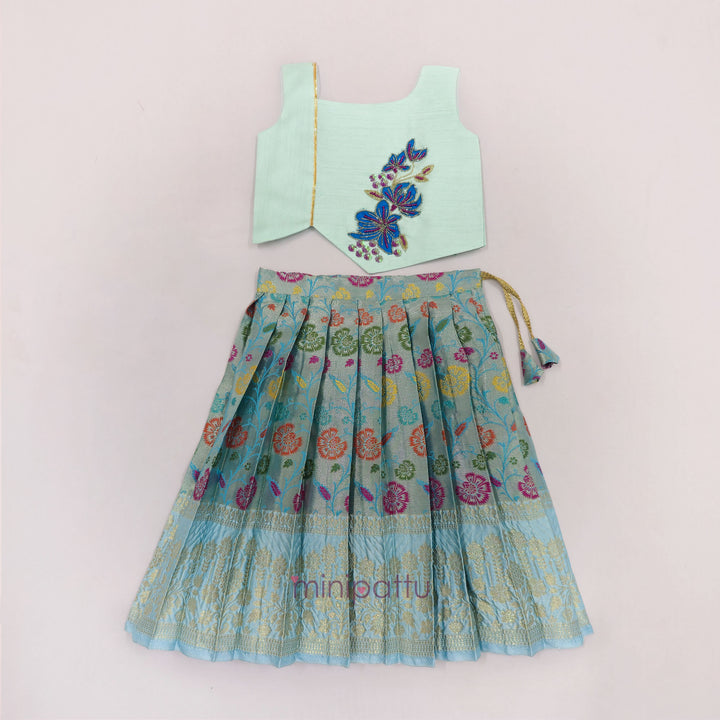 Arti - Pastel Blue Minipattu