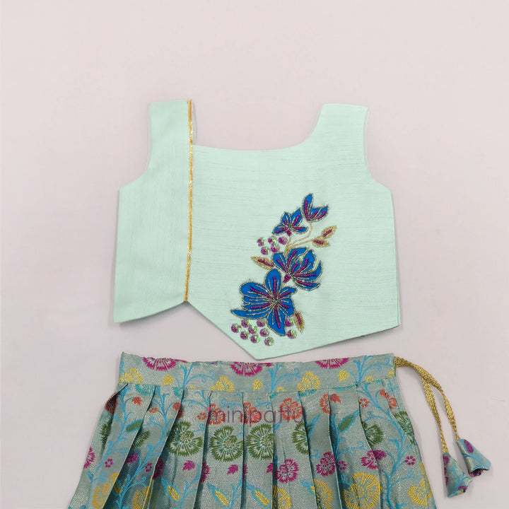Arti - Pastel Blue Minipattu