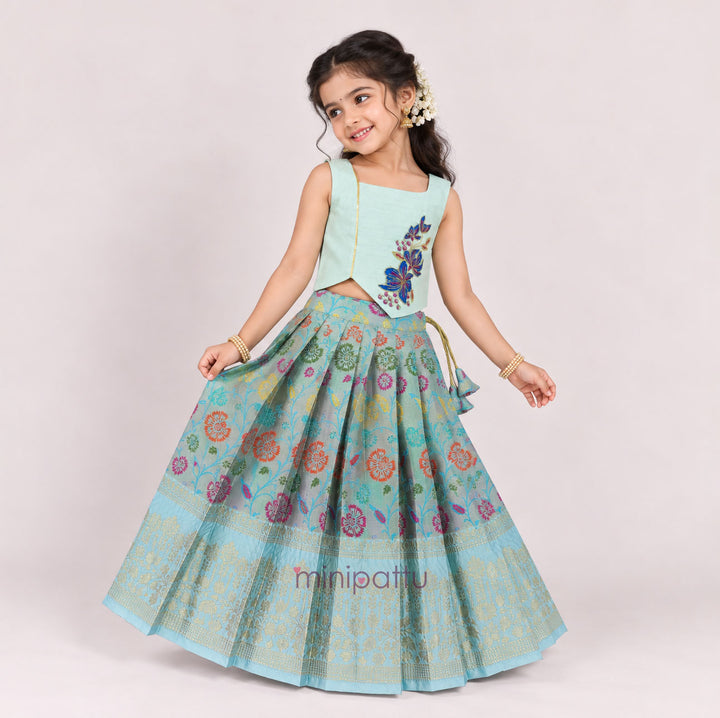 Arti - Pastel Blue Minipattu