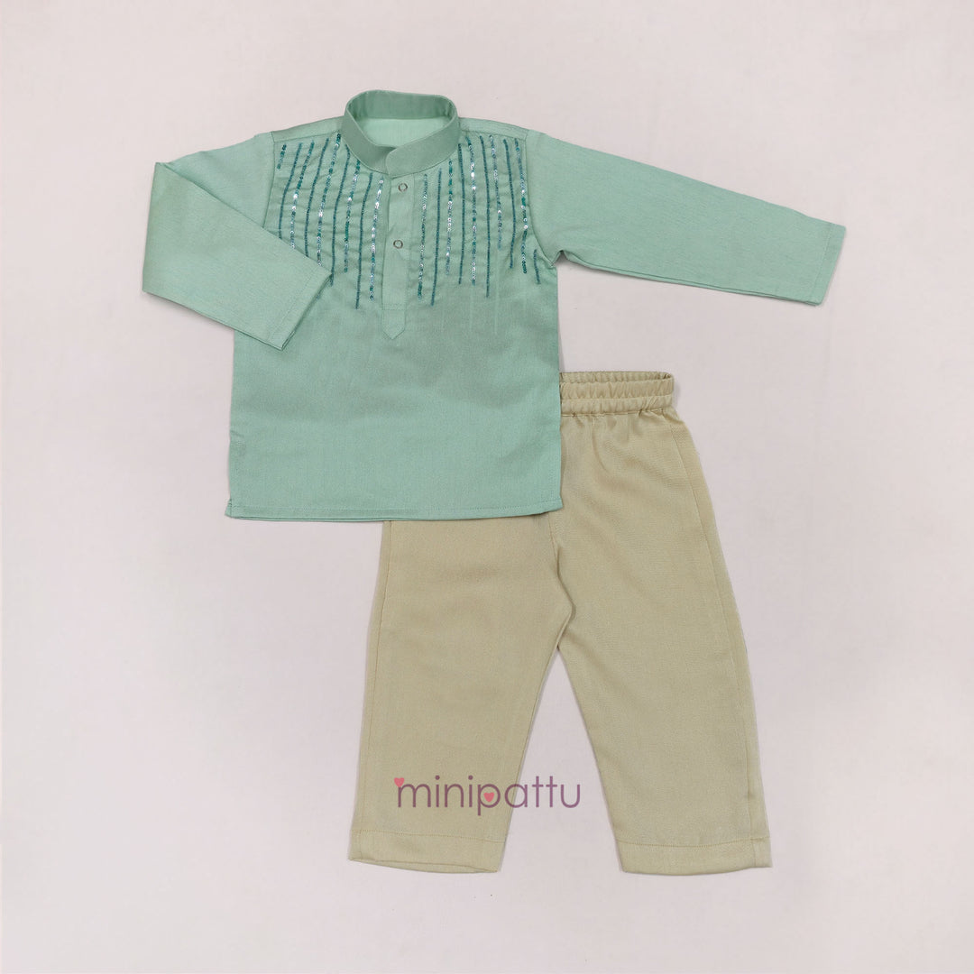 Samar - Pastel Blue Kurta & Pant set