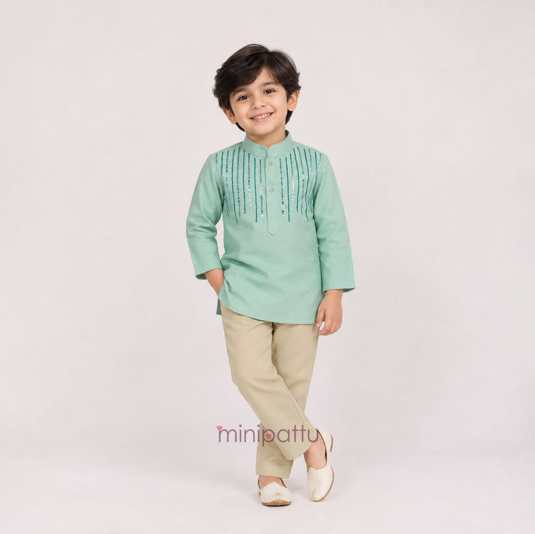Samar - Pastel Blue Kurta & Pant set