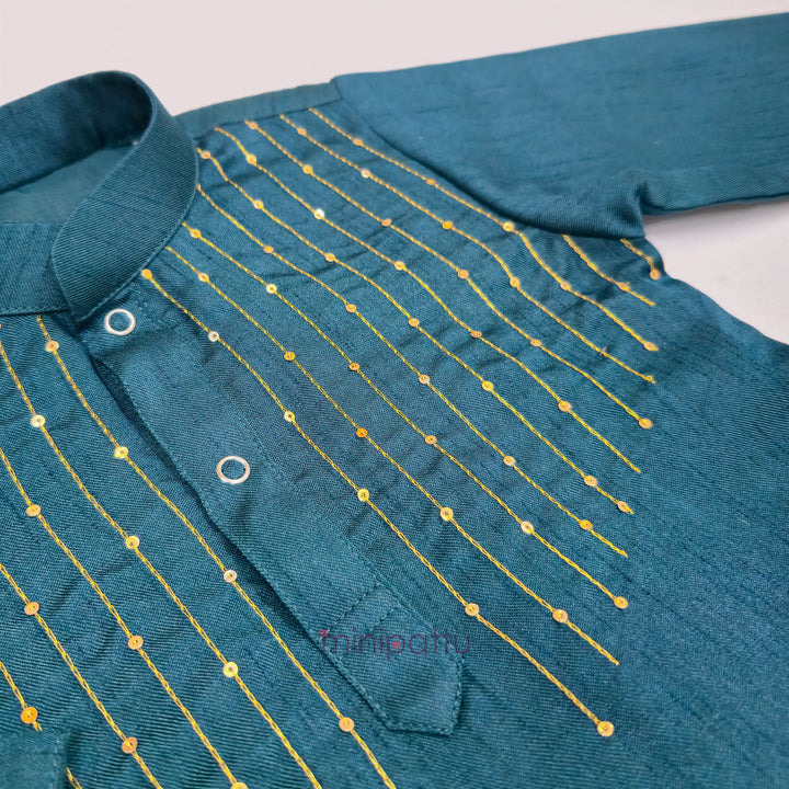 Samar - Teal Blue Kurta & Pant set