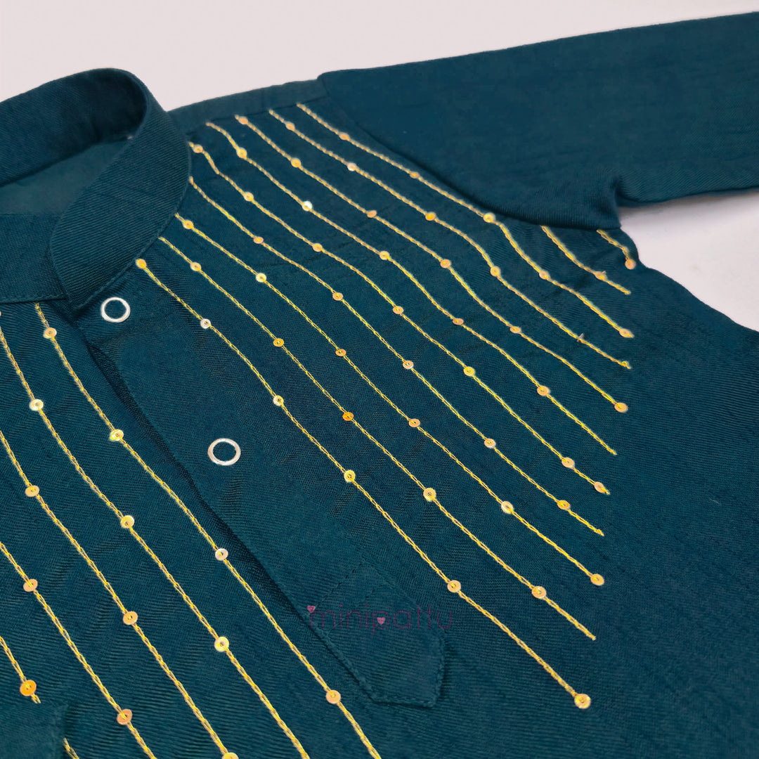 Samar - Teal Blue Kurta & Pant set