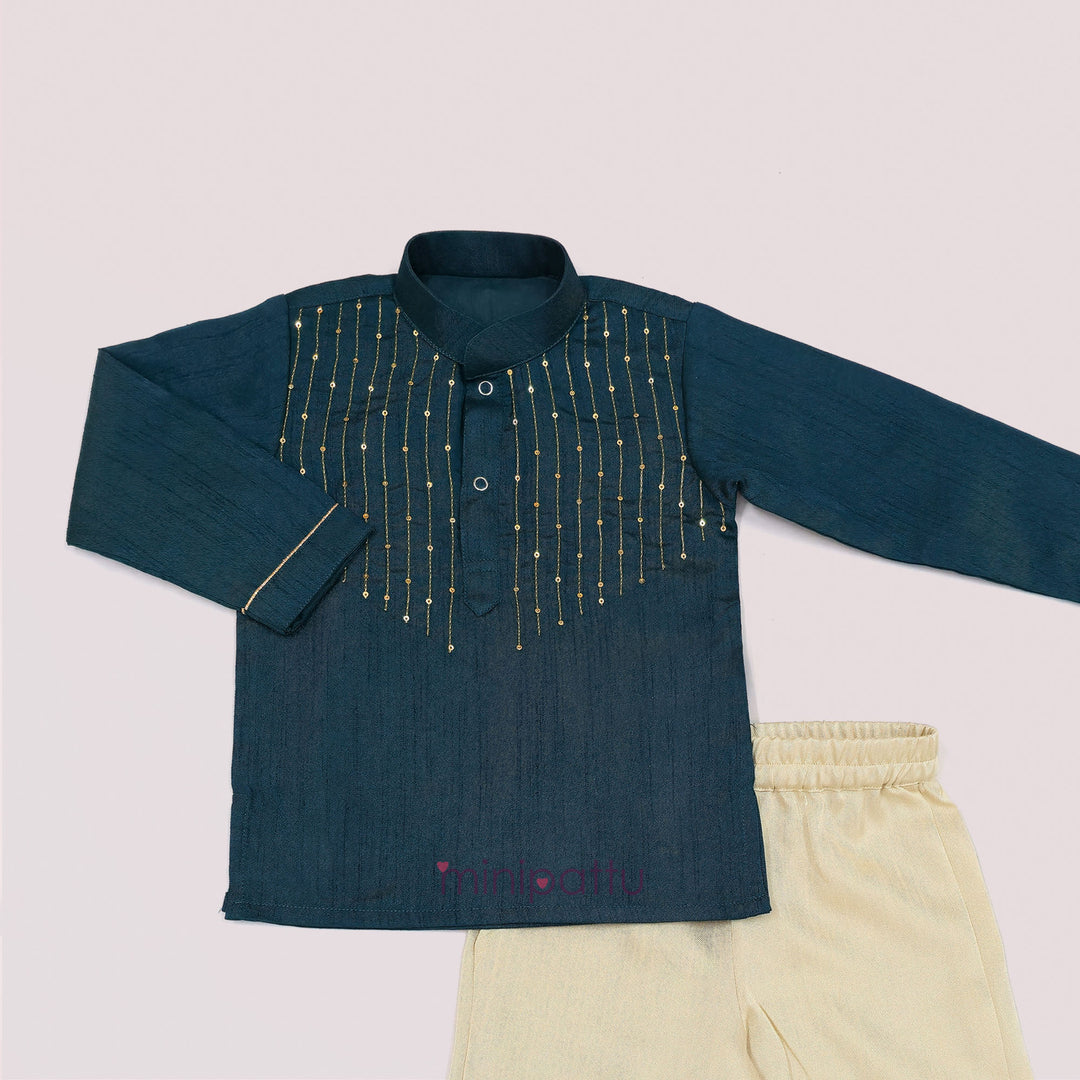 Samar - Teal Blue Kurta & Pant set