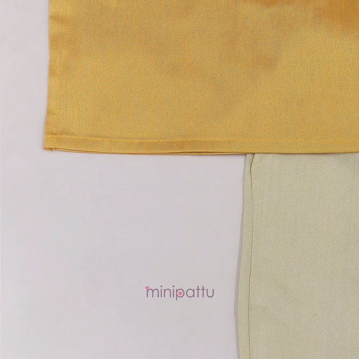 Samar - Pastel Yellow Kurta & Pant set