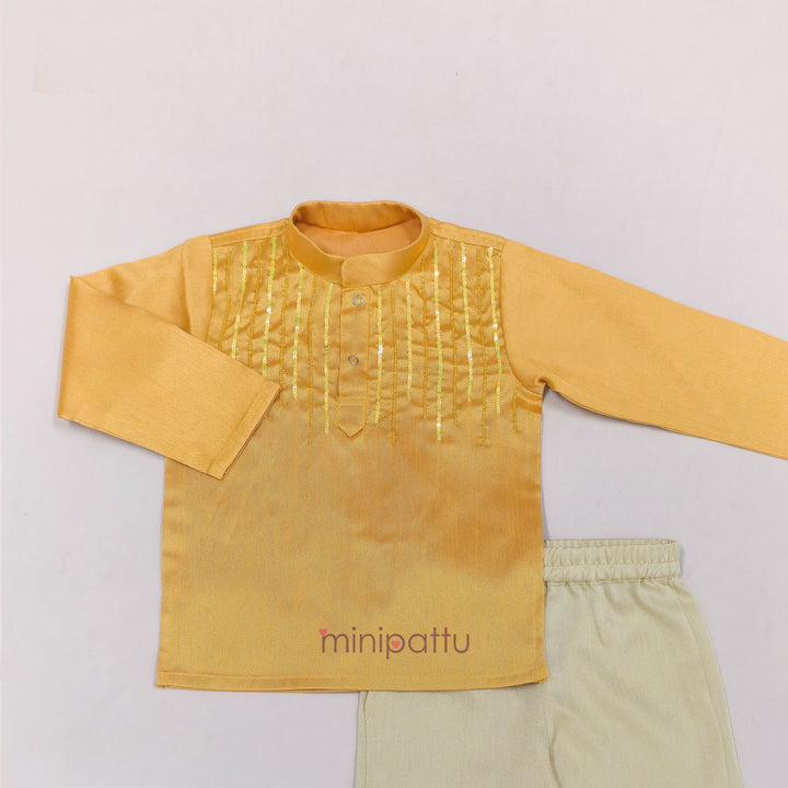 Samar - Pastel Yellow Kurta & Pant set