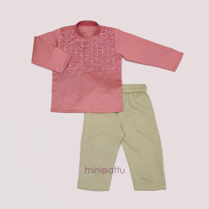 Samar - Pastel Pink Kurta & Pant set
