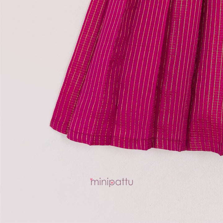 Patola Violet Frock Minipattu