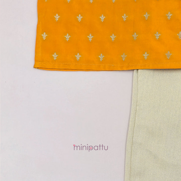 Naren - Mustard Yellow Kurta & Pant set