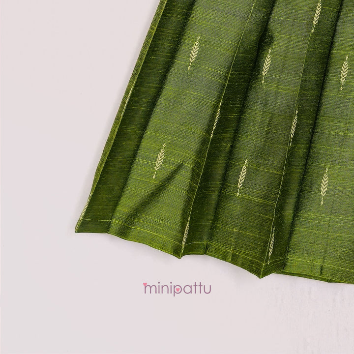 Kashvi - Maroon Green Frock Minipattu