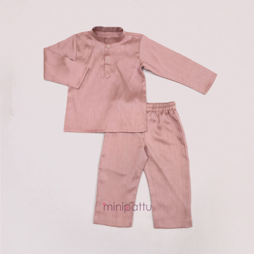 Advik - Mauve Pink Burgundy Embellished Jacket set
