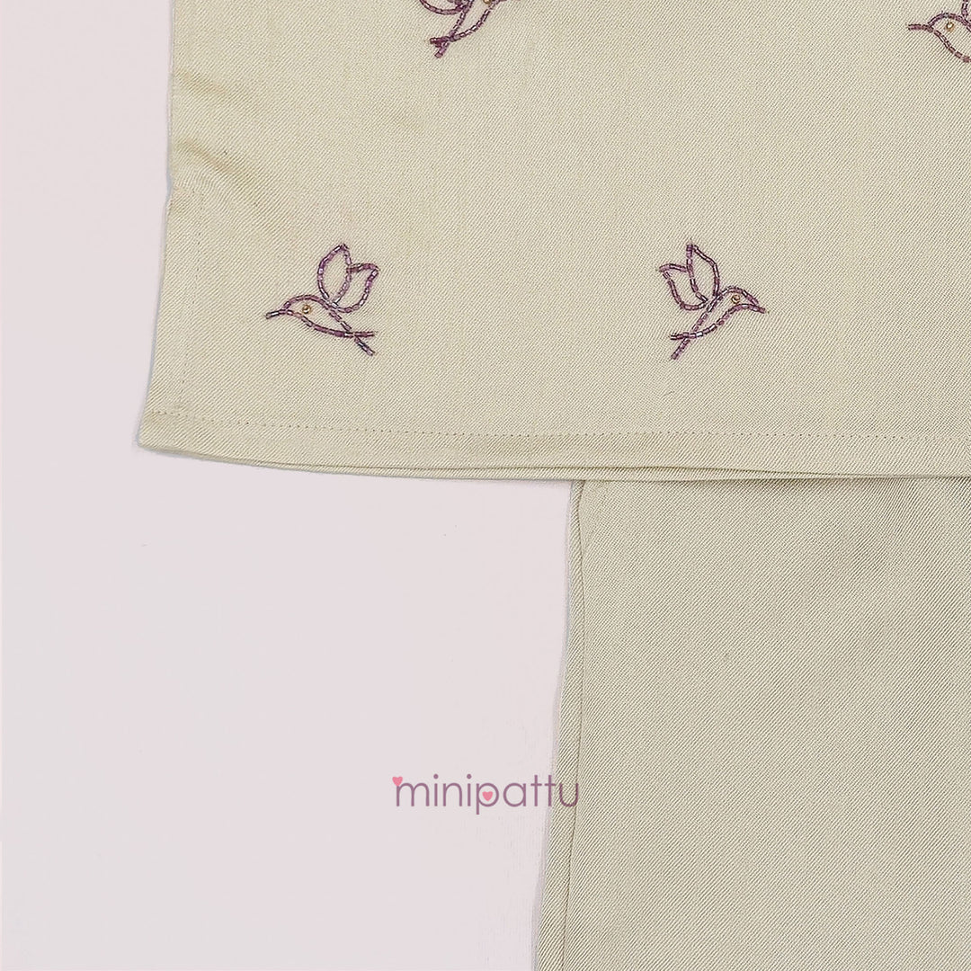 Anish - Halfwhite Kurta & Pant set