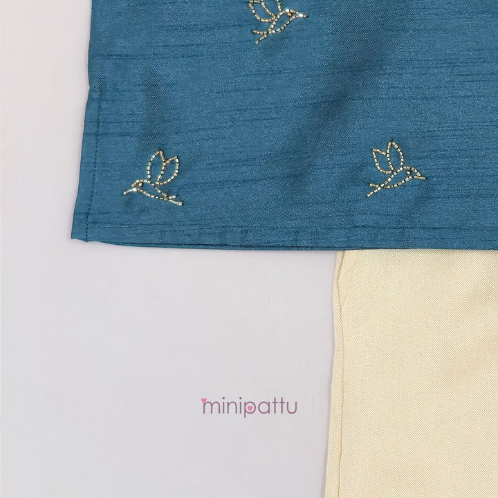 Anish - Teal Blue Kurta & Pant set