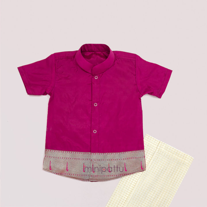 Niroop -  Pink & Veshti Set