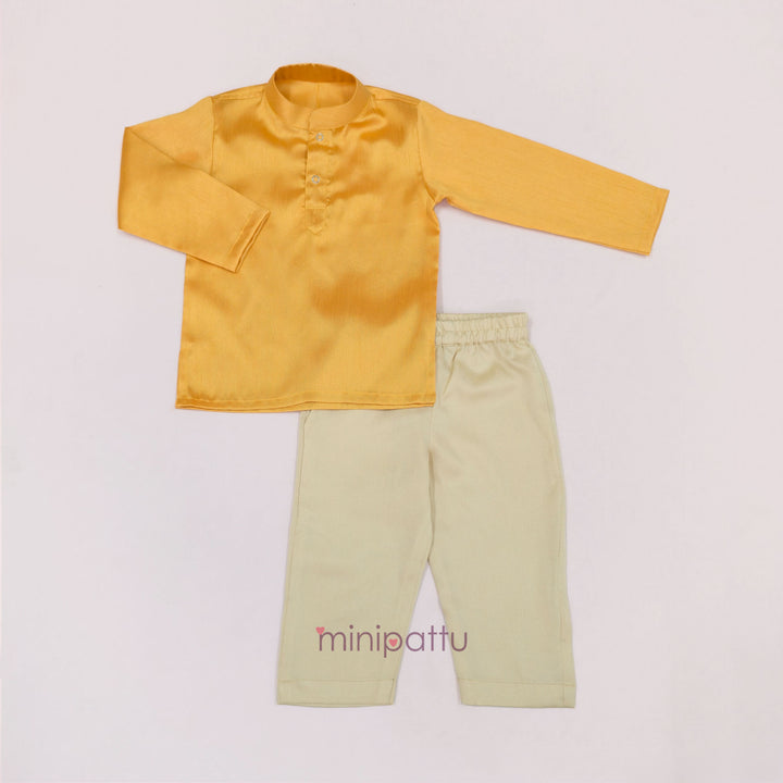 Sunflower Yellow Embellished Jacket set