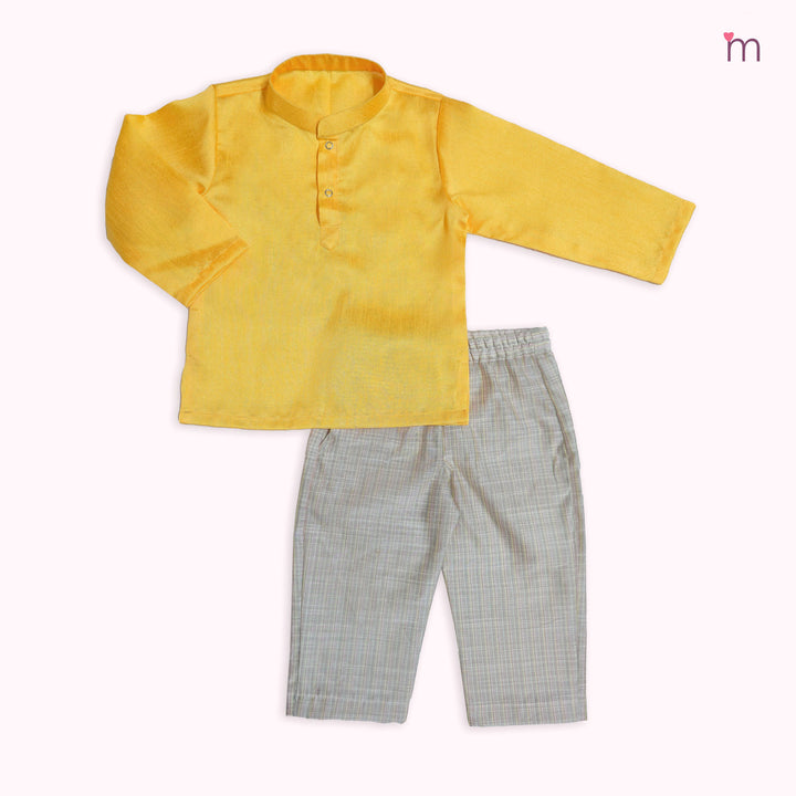 Sharvin - Yellow Watermelon Sherwani set