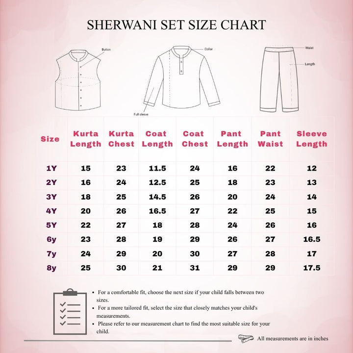 Sharvin - Blue Ice-cream Sherwani set
