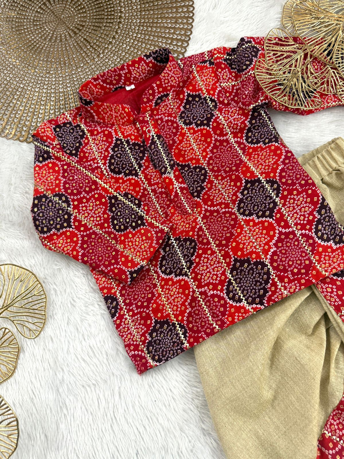 Dev - Red Kurtha set