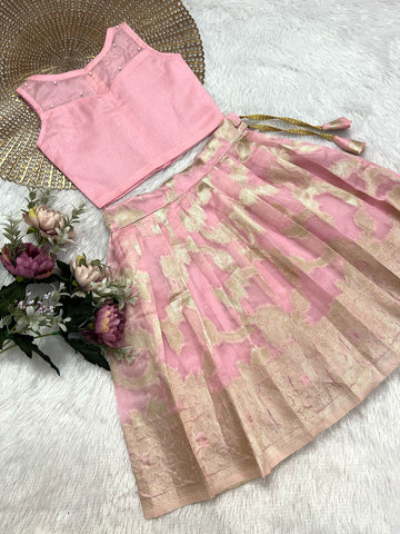 Isha Designer Pink Minipattu