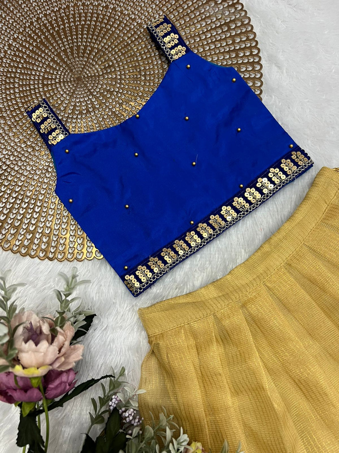 Niha - Blue Gold Minipattu