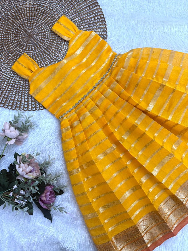Raaga - Yellow Frock Minipattu