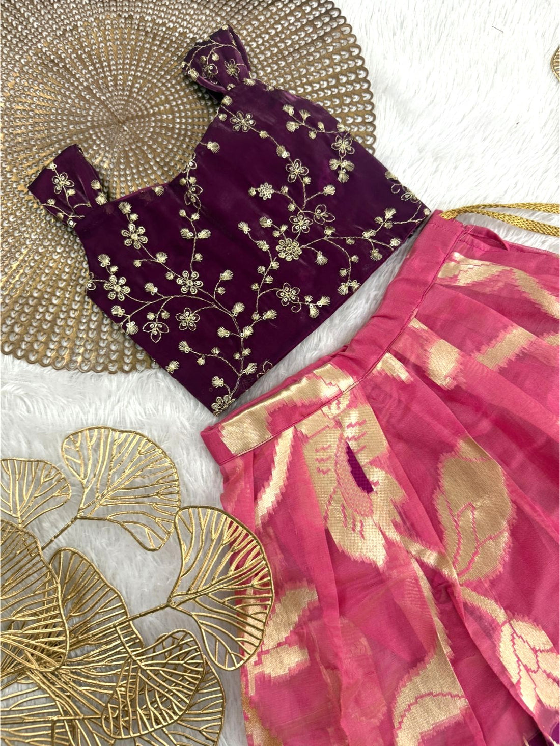 Pallavi - Purple Pink Designer Minipattu
