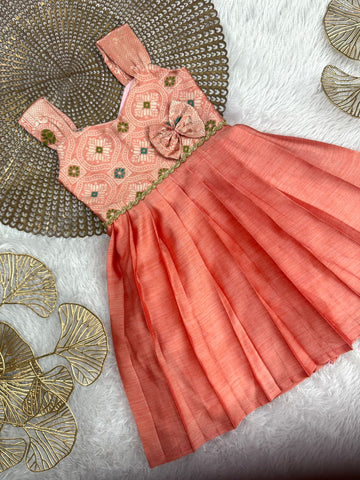 Mazhalai - Pink Frock Minipattu