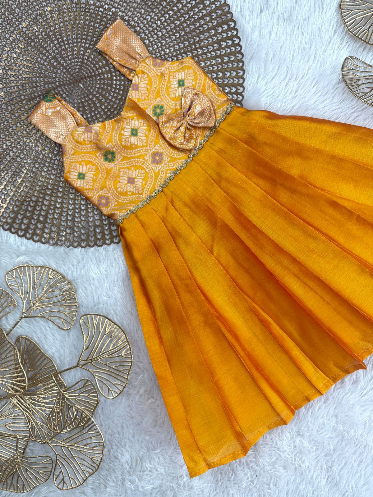 Mazhalai - Yellow Frock Minipattu