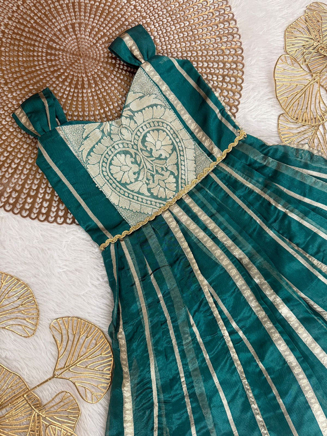 Raaga - Teal Frock Minipattu