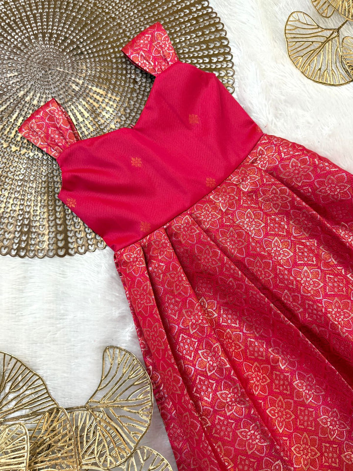 Shishu - Pink Frock Minipattu