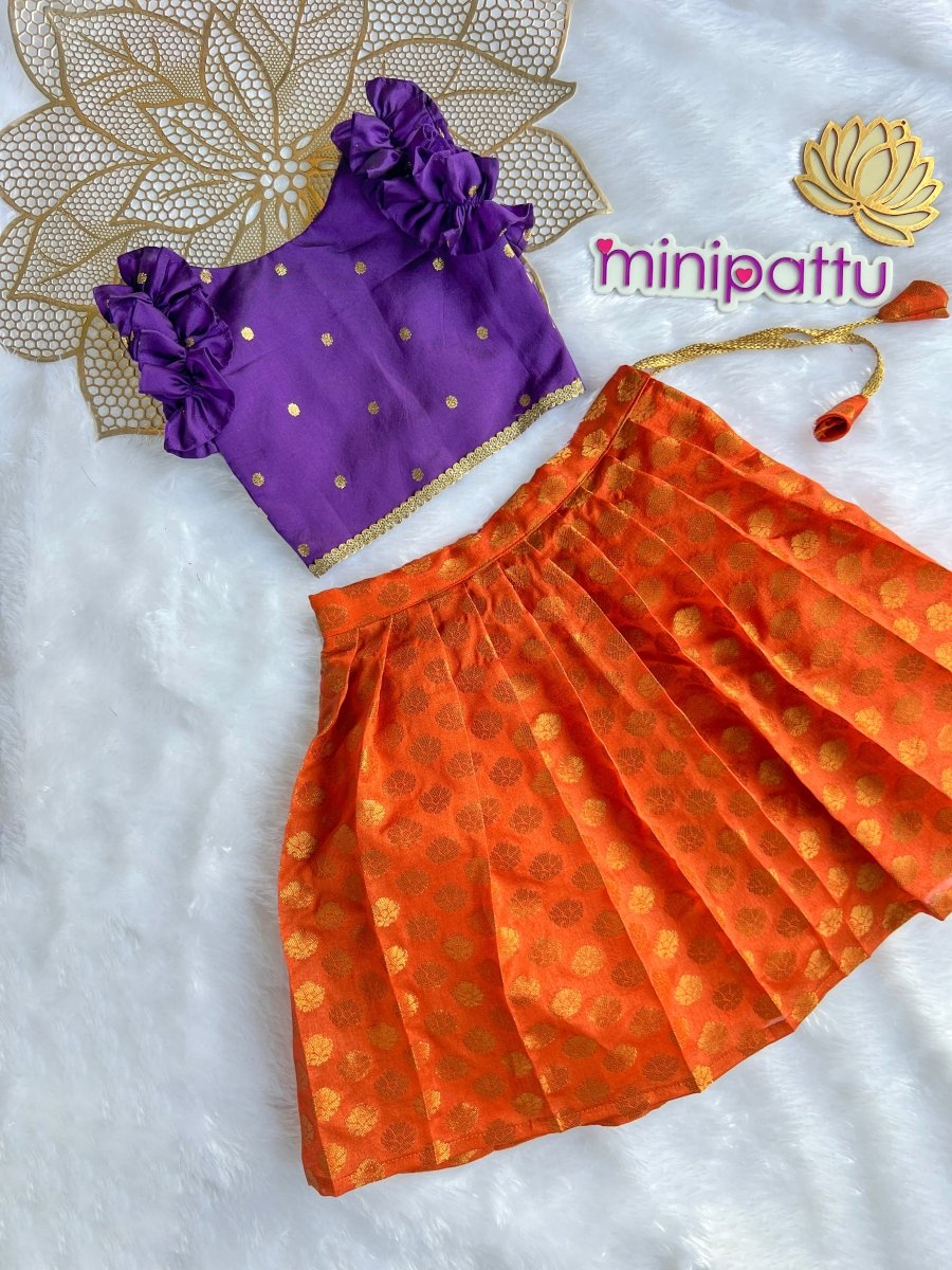 Amara - Violet Rust Minipattu