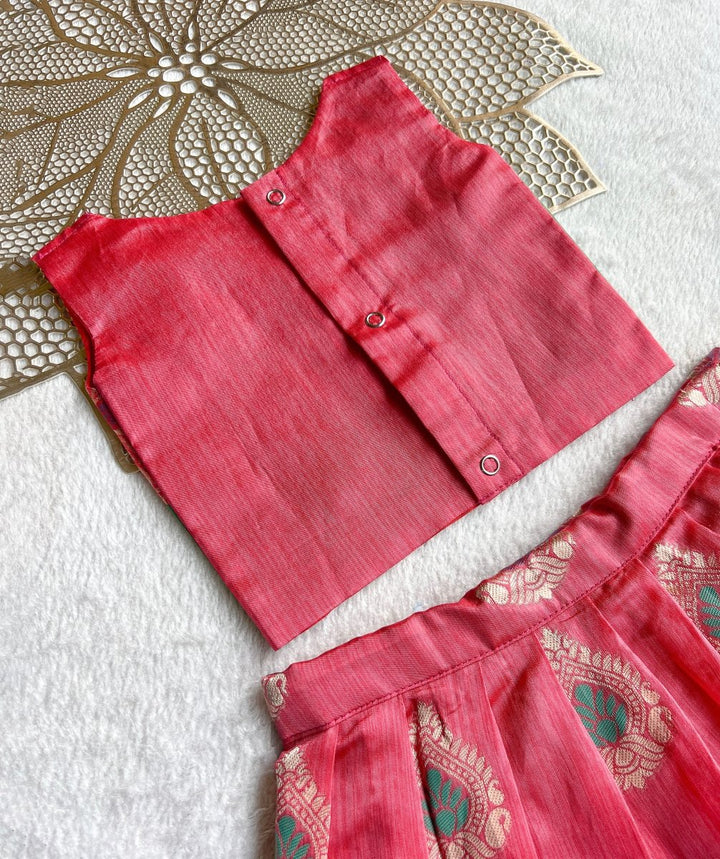 Jaanu - Green Pink Designer Minipattu