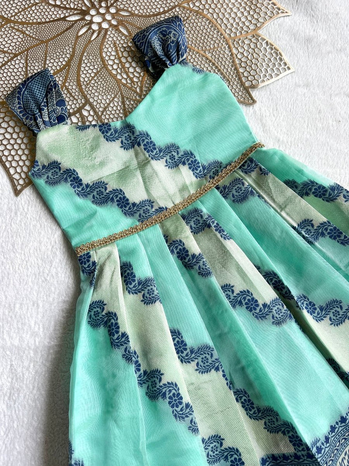 Kavya - Blue Frock Minipattu