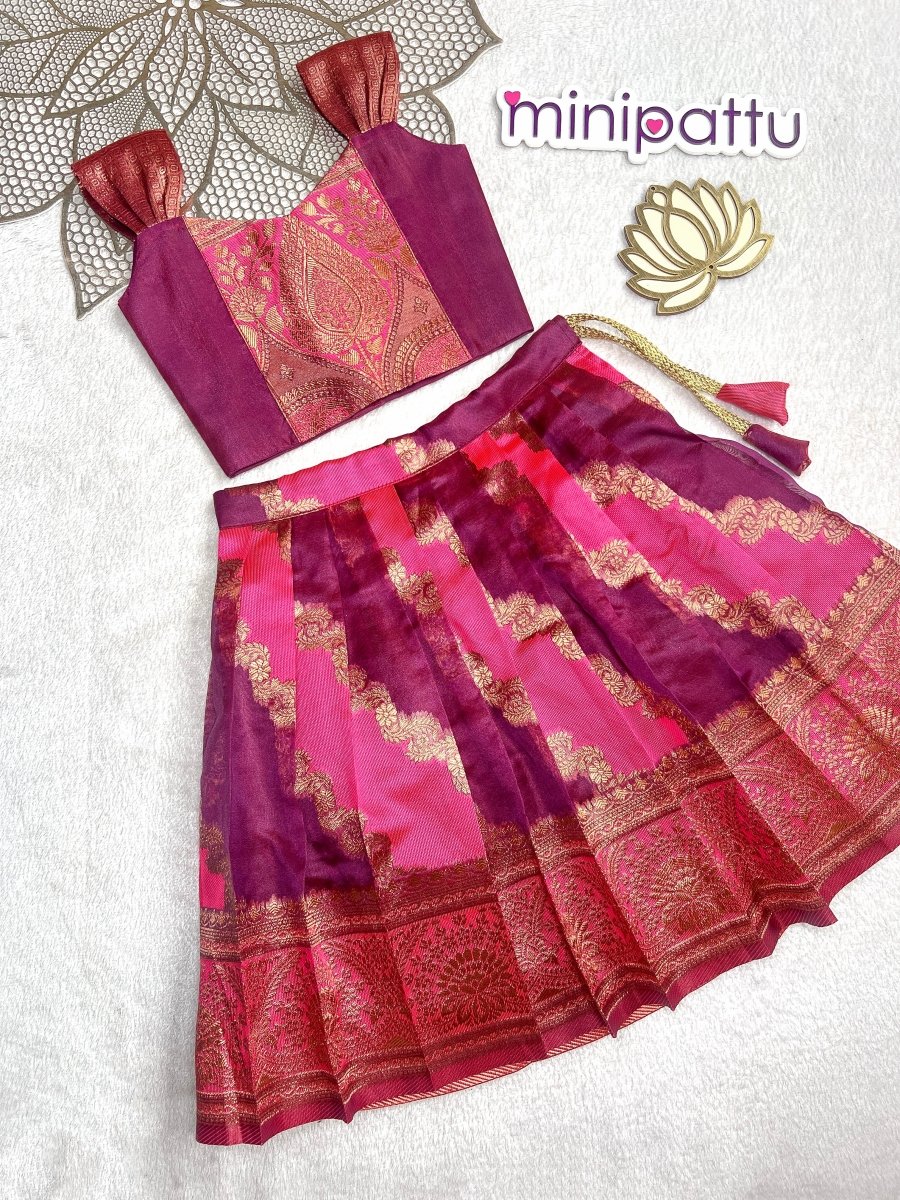 Maya - Purple Pink Designer Minipattu