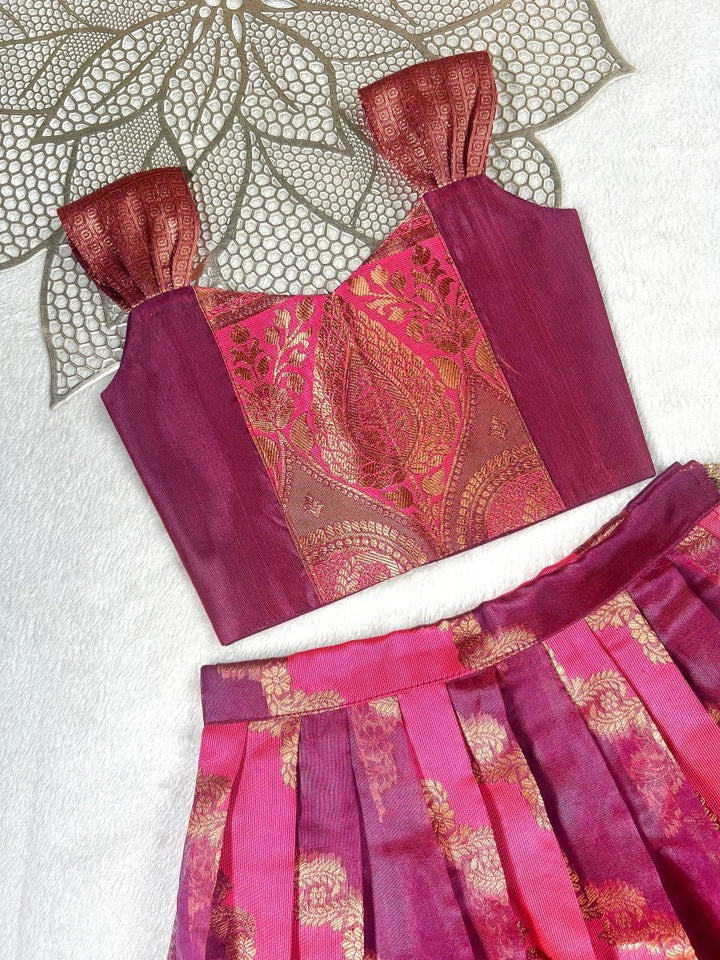 Maya - Purple Pink Designer Minipattu